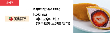 디저트거리(스위츠도오리) Itokingu 아마오우이치고 (후쿠오카 브랜드 딸기)